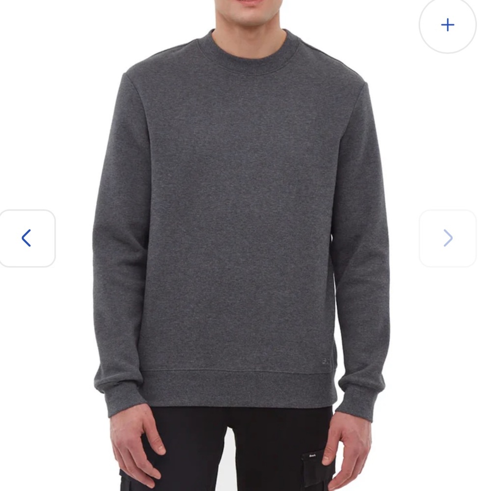 Bench Men's Crew Neck Fleece Sweatshirt - Gray